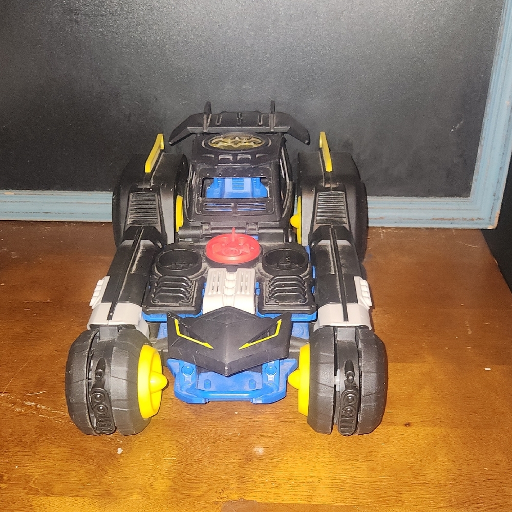 Batman Black, Yellow & Blue Batmobile Play Vehicle